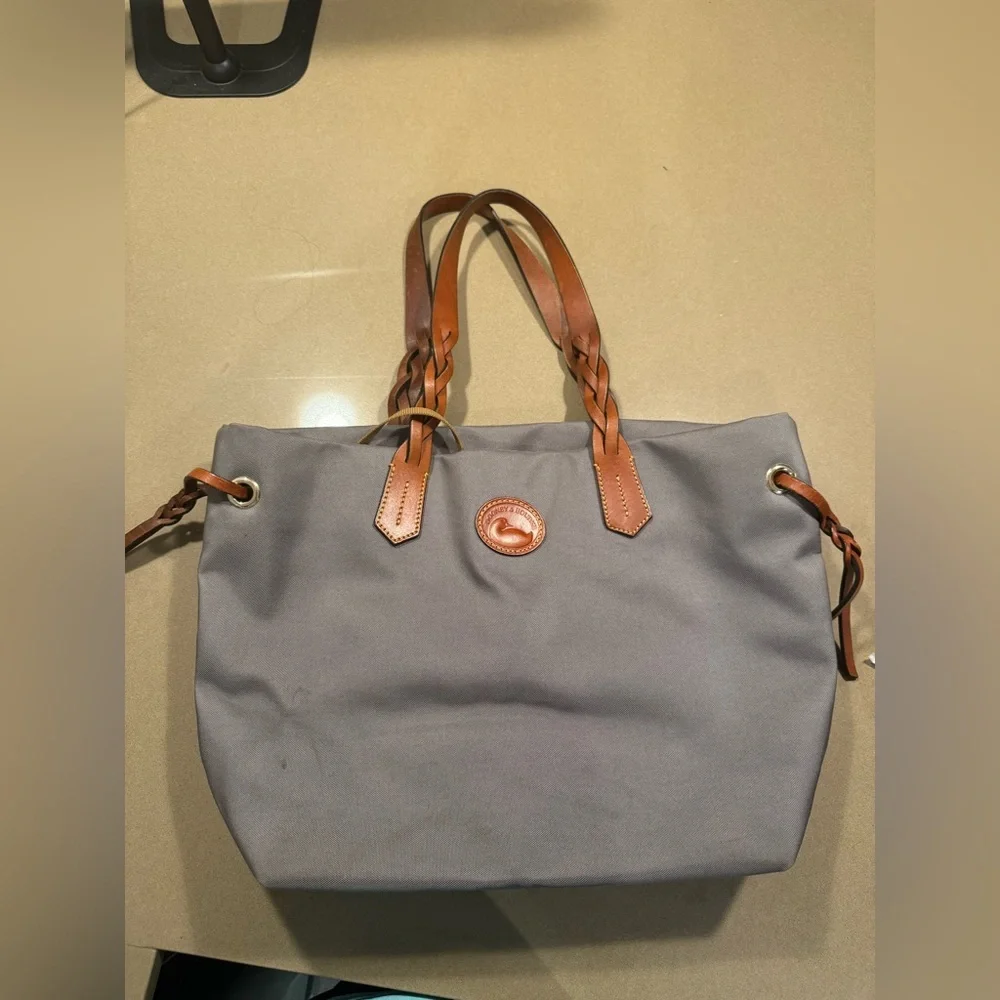 Dooney & Bourke Nylon Tote GREY - Picture 2 of 5